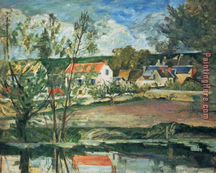 Paul Cezanne In The Valley of The Oise River 1873 1875